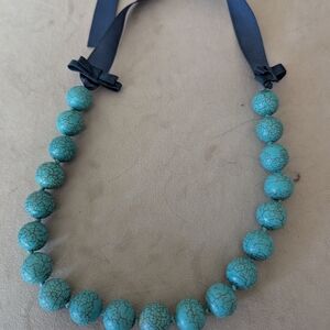 Elegant Turquoise Beaded Necklace